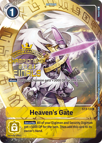 ST3-13 Heaven's Gate Championship Final Single