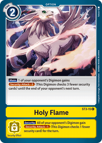 ST3-15 Holy Flame Single