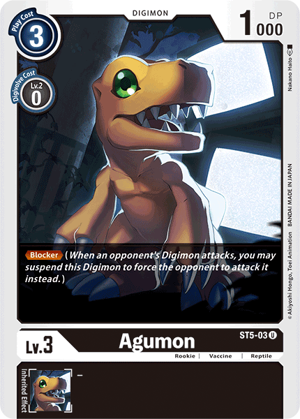 ST5-03 Agumon Single