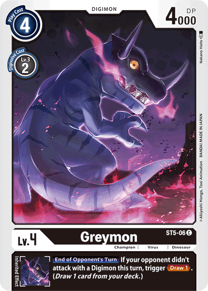 ST5-06 Greymon Single