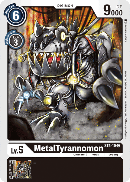 ST5-10 MetalTyrannomon Single