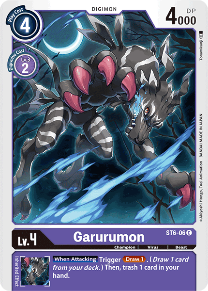 ST6-06 Garurumon Single