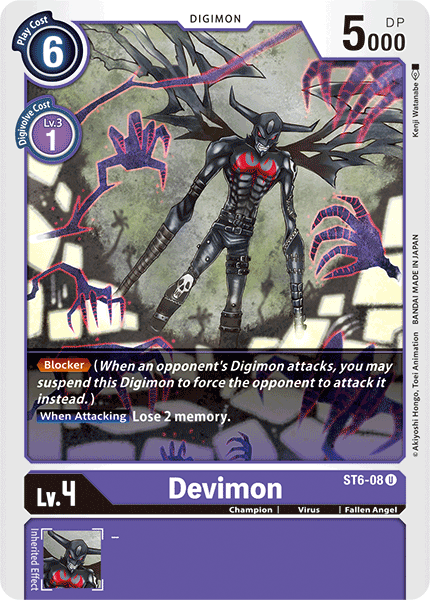 ST6-08 Devimon Single