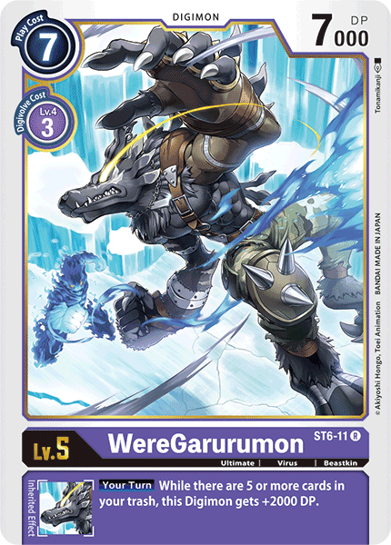 ST6-11 WereGarurumon Single