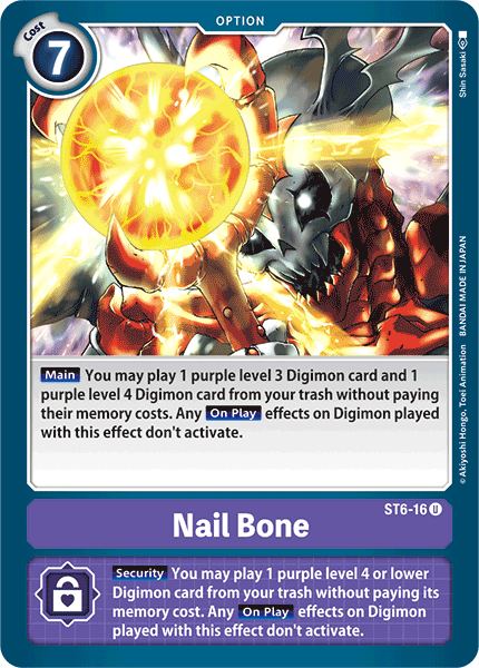 ST6-16 Nail Bone Single