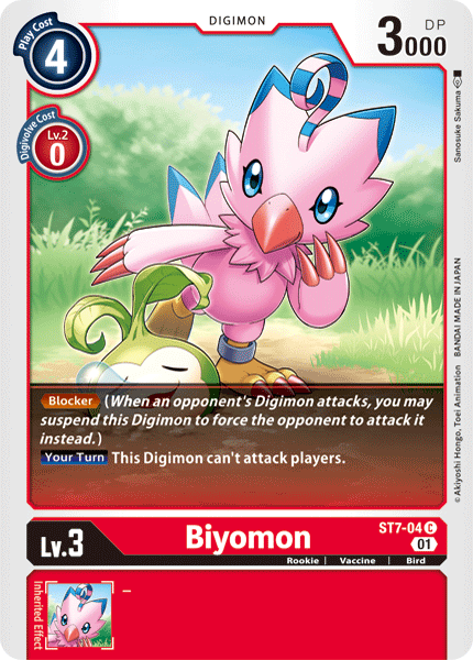 ST7-04 Biyomon Single