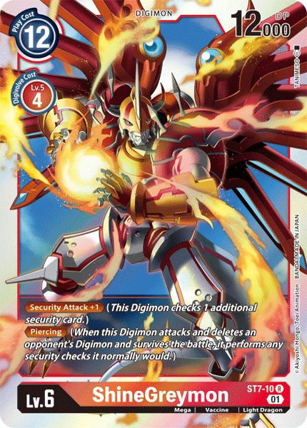 ST7-10 ShineGreymon Single