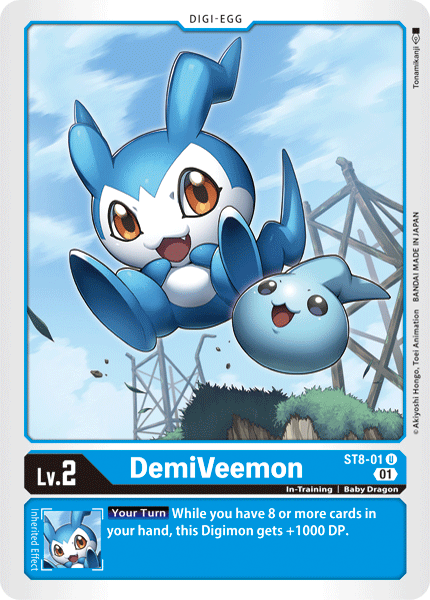 ST8-01 DemiVeemon Single