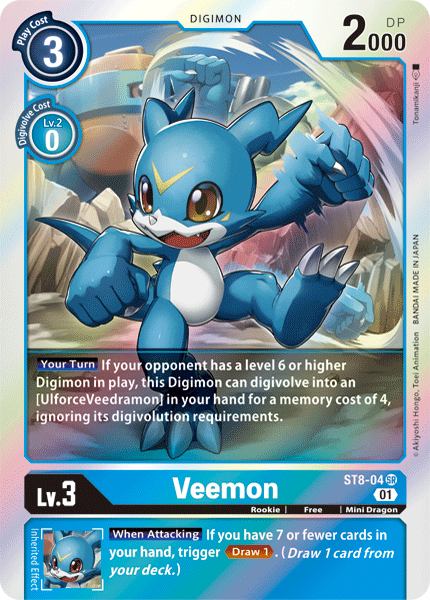 ST8-04 Veemon Single