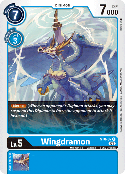 ST8-07 Wingdramon Single