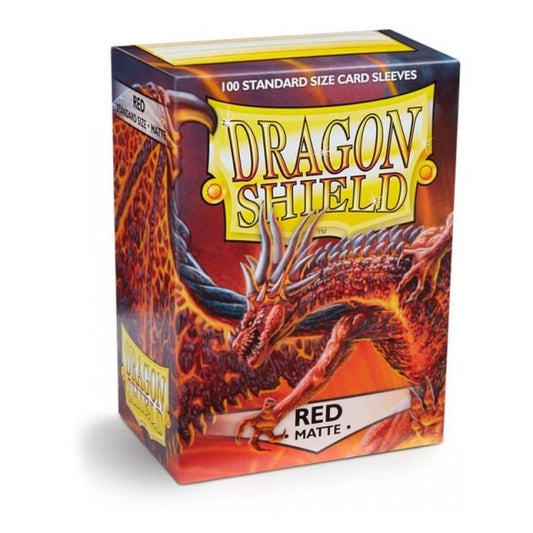 Dragon Shield Sleeves Red Matte - 100