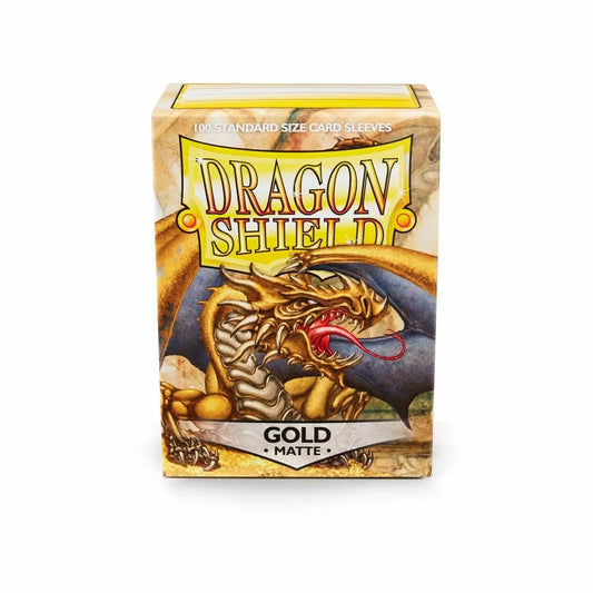 Dragon Shield Sleeves Gold Matte - 100