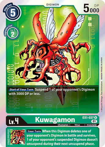 EX1-037 Kuwagamon Single