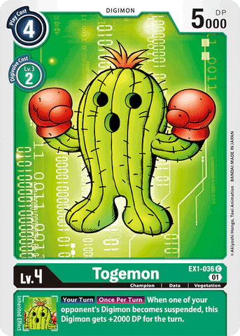 EX1-036 Togemon Single