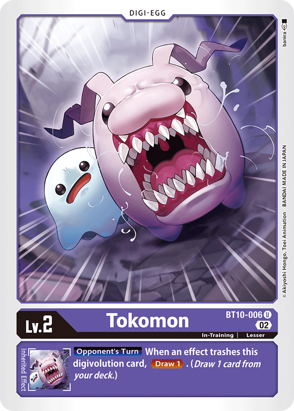 BT10-006 Tokomon Single