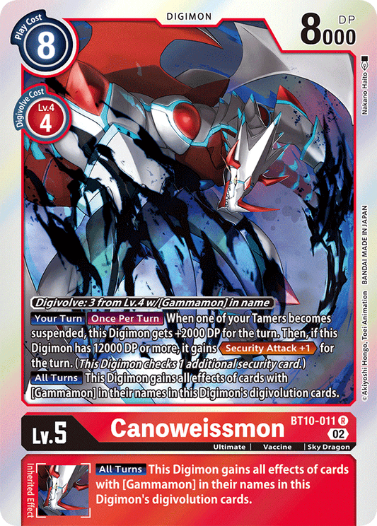 BT10-011 Canoweissmon Single