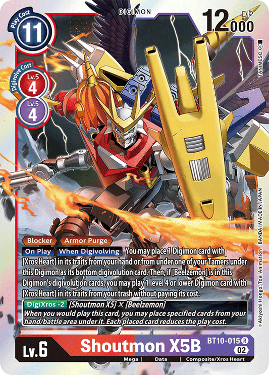 BT10-015 Shoutmon X5B Single