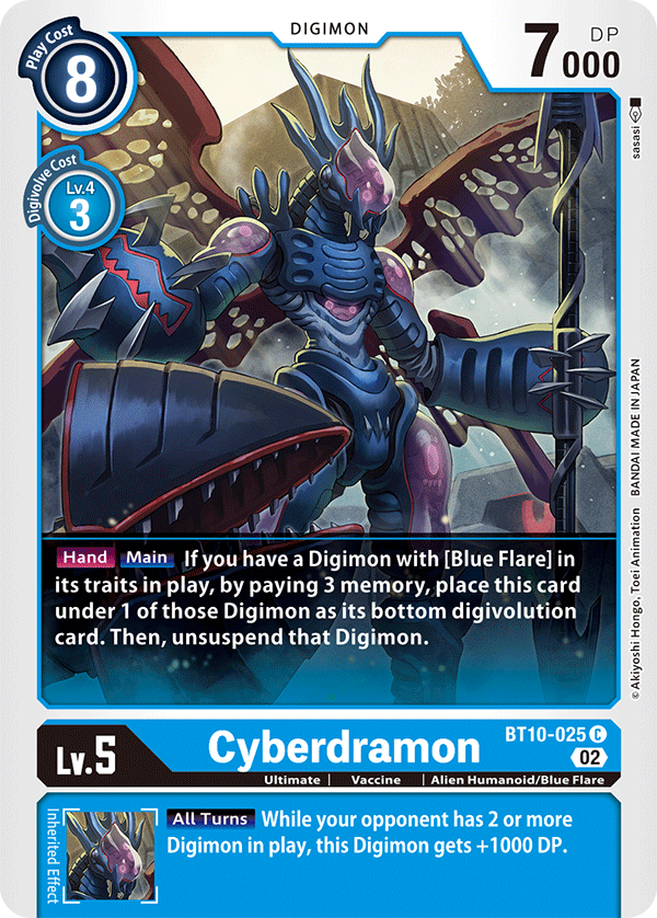 BT10-025 Cyberdramon Single