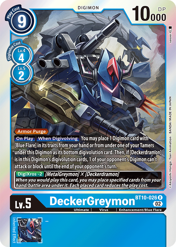 BT10-026 DeckerGreymon Single