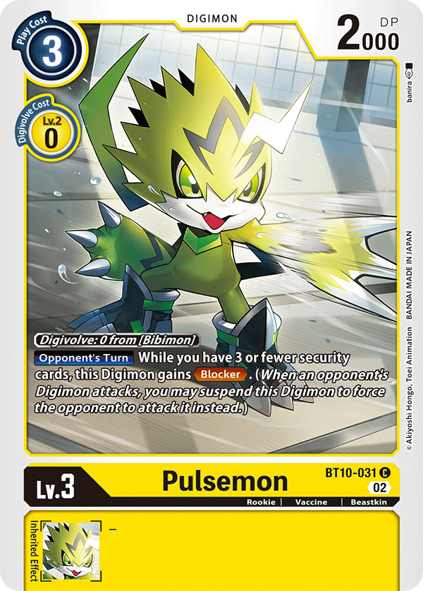 BT10-031 Pulsemon Single