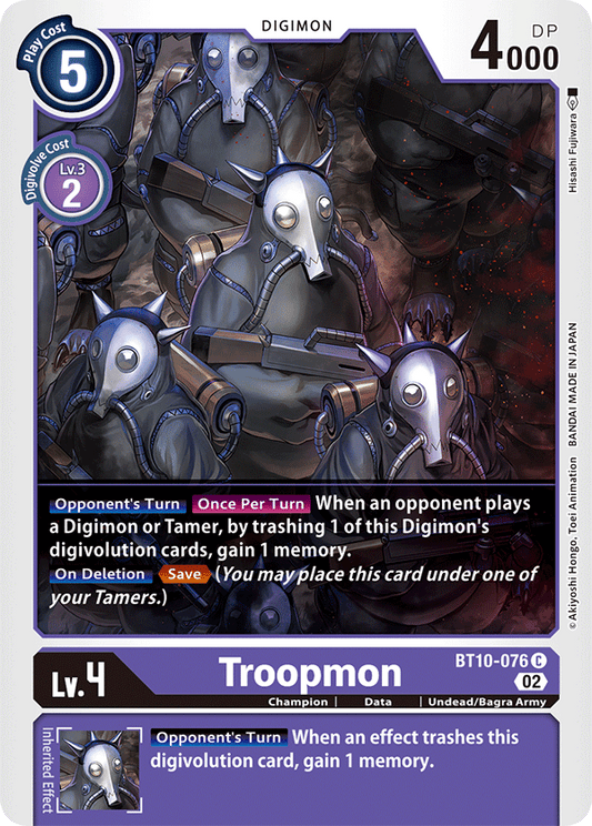 BT10-076 Troopmon Single