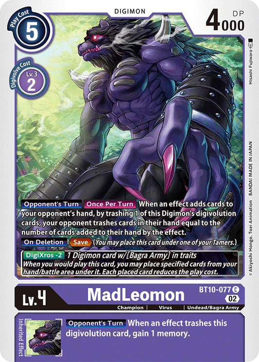 BT10-077 MadLeomon Single