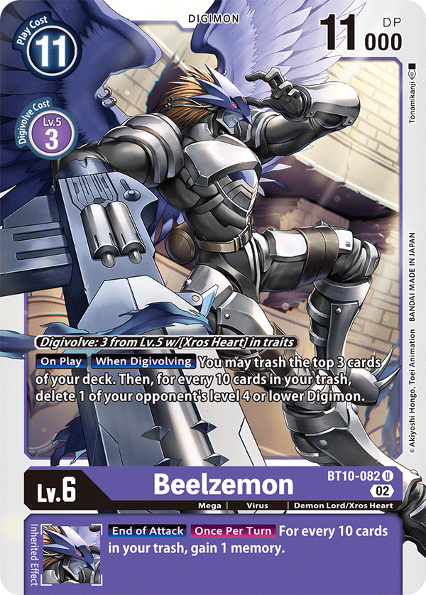 BT10-082 Beelzemon Single