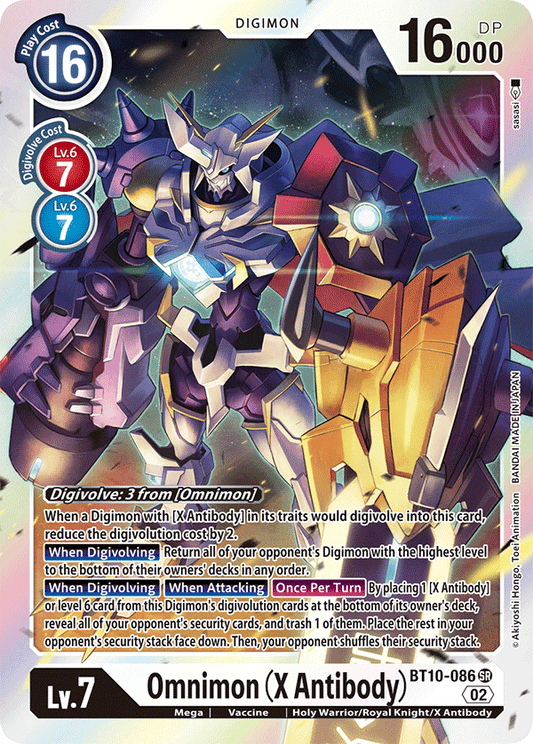 BT10-086 Omnimon (X Antibody) Single