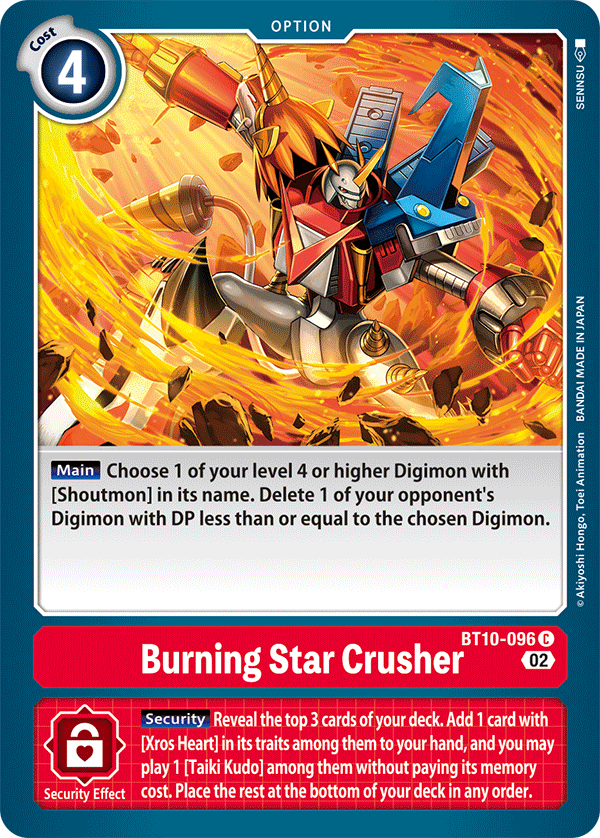 BT10-096 Burning Star Crusher Single