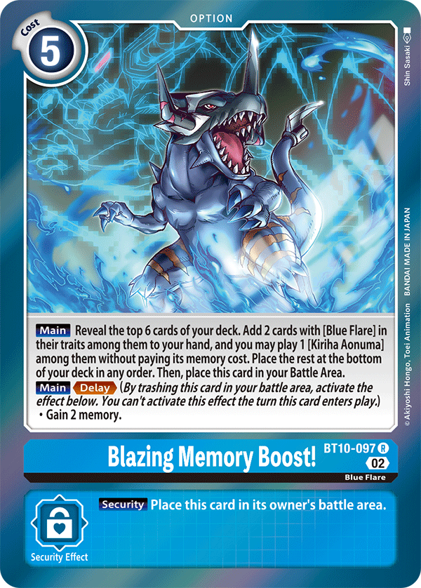 BT10-097 Blazing Memory Boost! Single