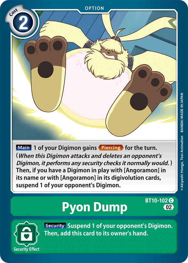 BT10-102 Pyon Dump Single