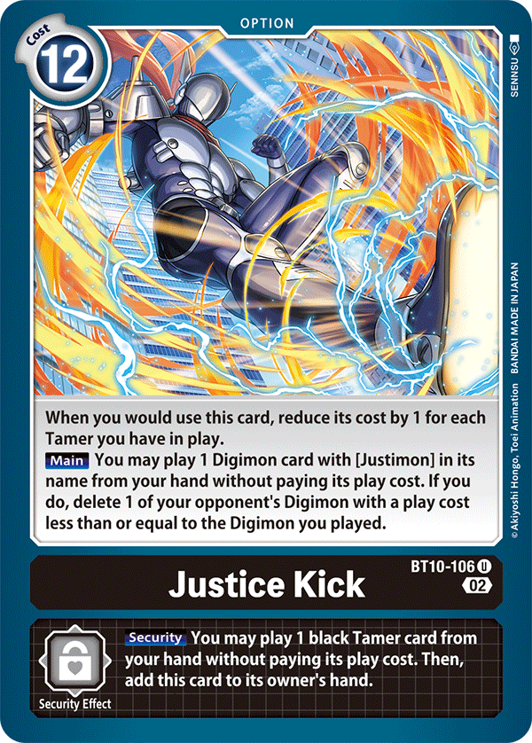 BT10-106 Justice Kick Single