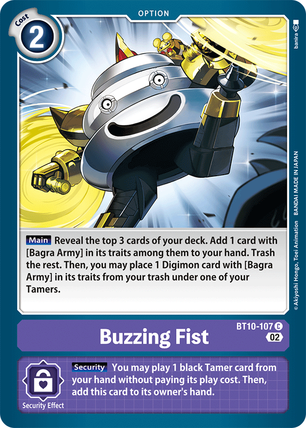 BT10-107 Buzzing Fist Single