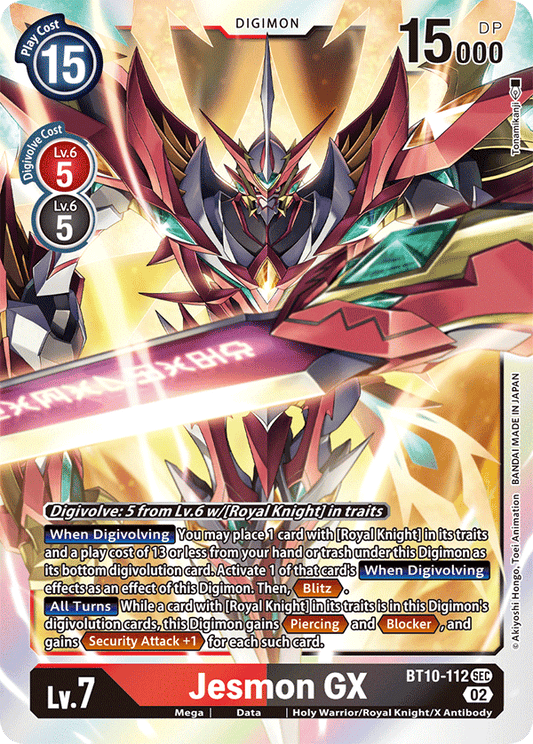 BT10-112 Jesmon GX Single