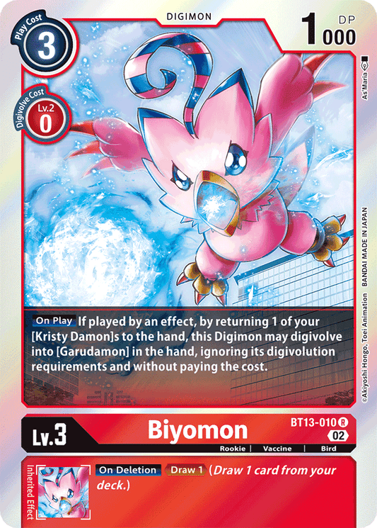 BT13-010 Biyomon Single