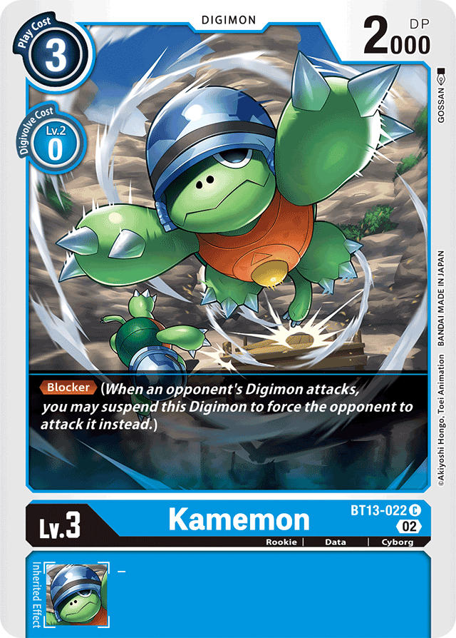 BT13-022 Kamemon Single