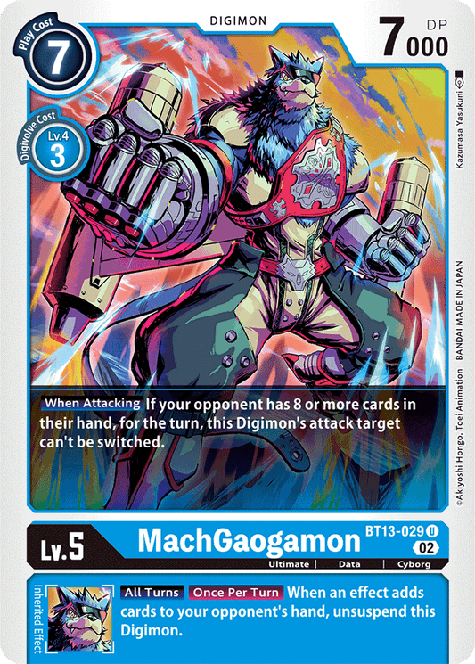 BT13-029 MachGaogamon Single