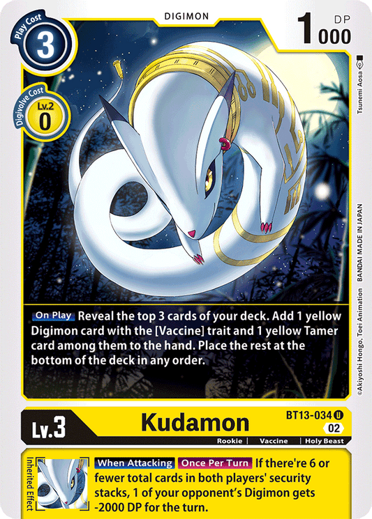 BT13-034 Kudamon Single