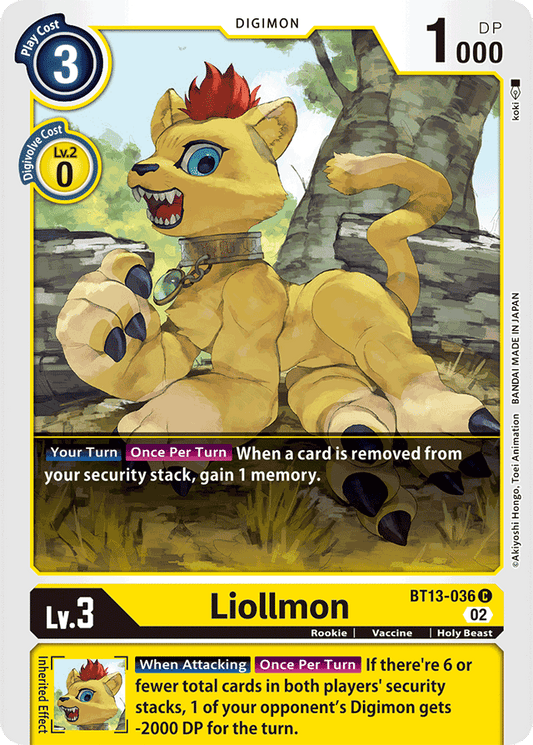 BT13-036 Liollmon Single