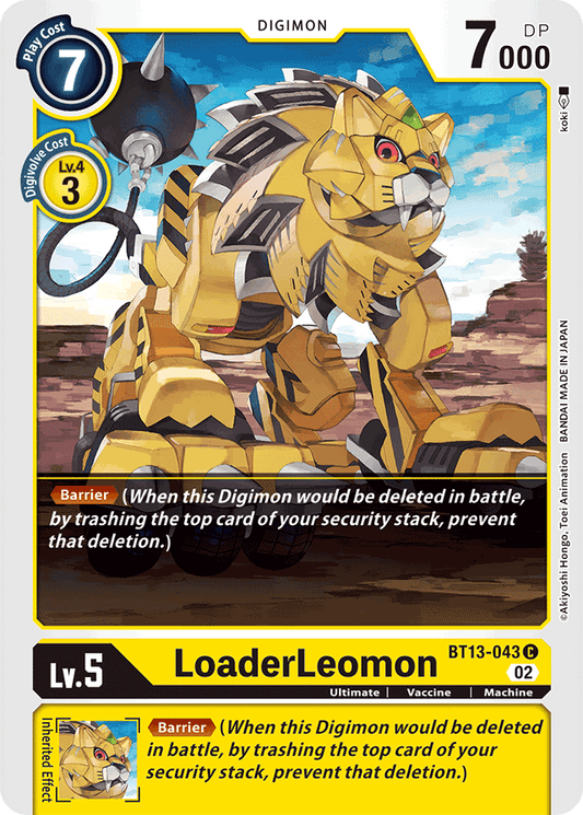 BT13-043 LoaderLiomon Single