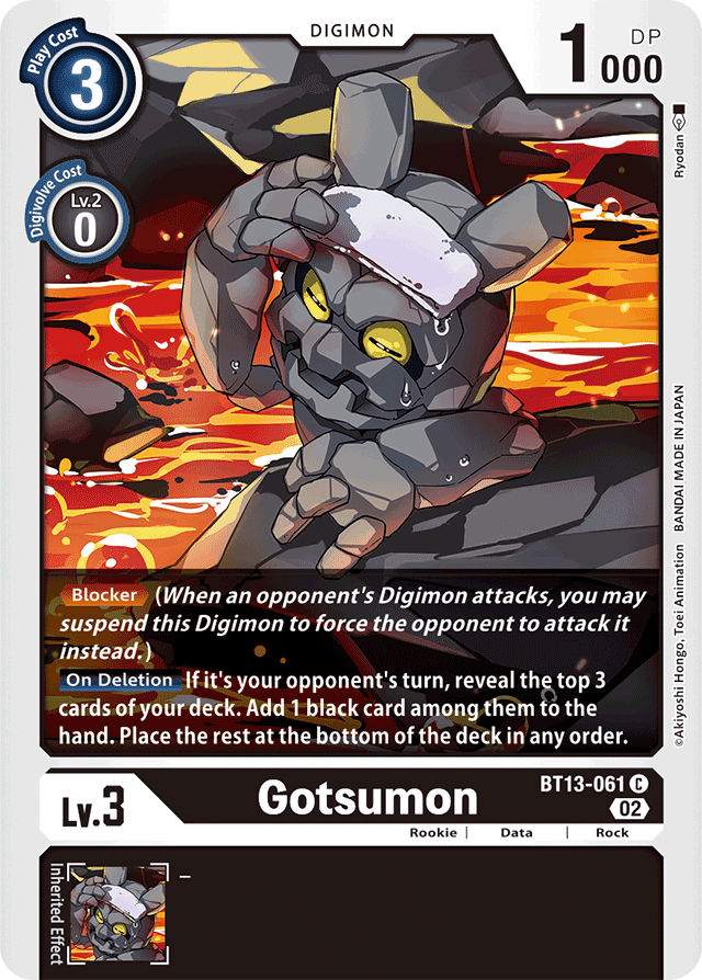 BT13-061 Gotsumon Single