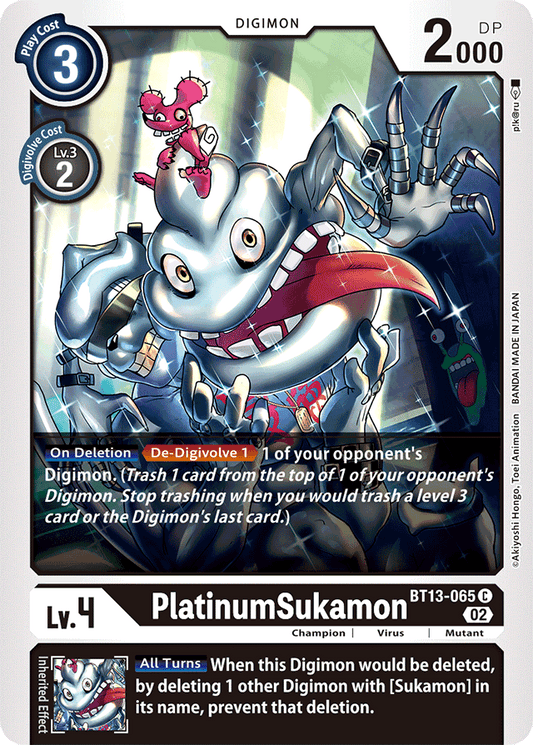 BT13-065 PlatinumSukamon Single