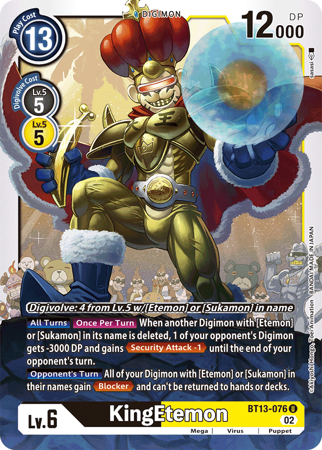 BT13-076 KingEtemon Single