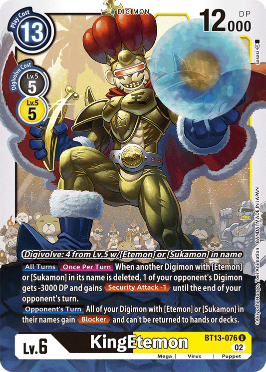 BT13-076 KingEtemon Single