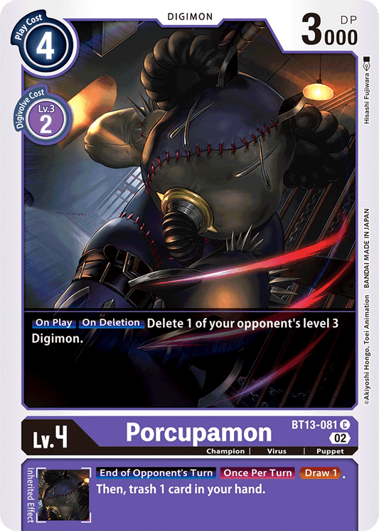 BT13-081 Porcupamon Single