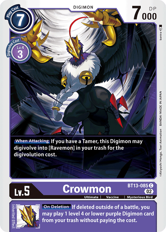 BT13-085 Crowmon Single