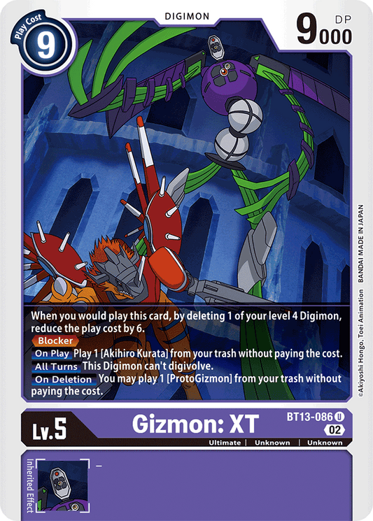 BT13-086 Gizmon: XT Single