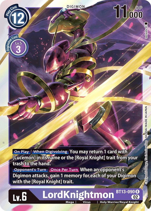 BT13-090 LordKnightmon Single