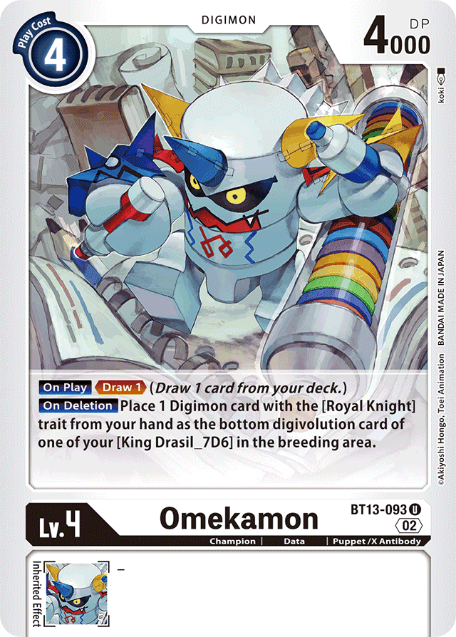 BT13-093 Omekamon Single