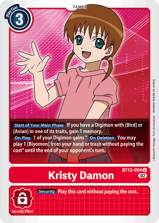 BT13-094 Kristy Damon Single